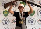 SRMIST Student Wins Three Medals in Shooting Championship