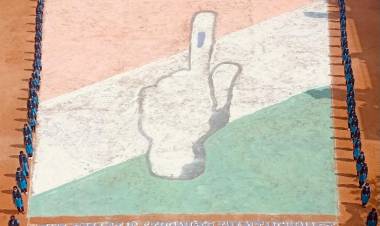 முகப்பேர் வேலம்மாள் பள்ளியில் வாக்காளர்கள் விழிப்புணர்வுப் பிரச்சாரம் நடைபெற்றது.