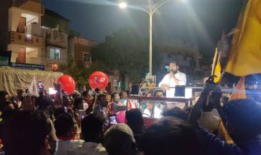 AISMK President Mr. Sarath Kumar is campaigning for MNM party President Mr. Kamal Haasan at Ramanathapuram, Coimbatore South – 2.4.2021.
