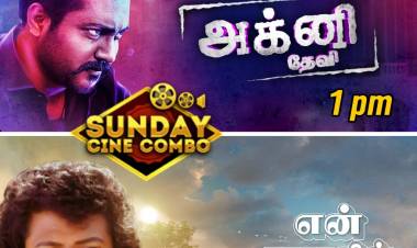 World Television Premiere of Agni Devi and Evergreen En Rasavin Manasile to hit the screen together this Sunday on Colors Tamil