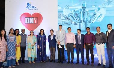Apollo Hospitals Bangalore becomes the first hospital in the country to have completed 100 Robotic Cardiac Surgeries