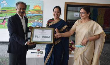 Ela Green School in Tamil Nadu is the first K-12 school in the world to receive the prestigious LEED Platinum certification under LEED v4.1 Operations + Maintenance (O+M): Interiors
