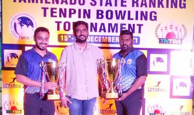 டென்பின் பந்துவீச்சு போட்டியில் முதல் பரிசை வென்ற ஹபீபூர் ரஹ்மான்
