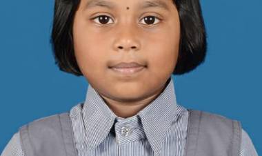 Velammal's budding author published her debut book