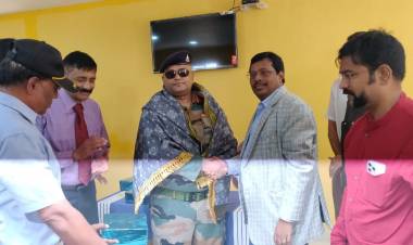 Inaugurating eye camp for army veterans at velloru organised by Lions club of vellore host and Indian Army southern HQ .