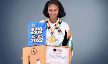 VELAMMAL STUDENT ENTERS INDIA BOOK OF RECORDS