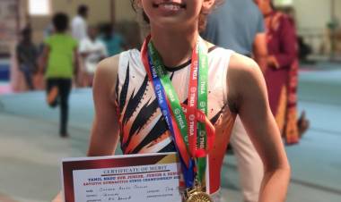 OCEANA THOMAS WINS BIG AT THE TAMIL NADU STATE SUB JUNIOR CHAMPIONSHIP