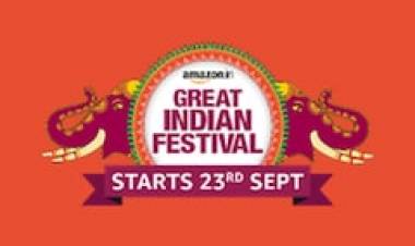 Get ready to celebrate festivities with Amazon Great Indian Festival 2022 starting on 23rd September