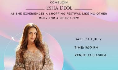 Renowned Actress Esha Deol to Inaugurate the Luxury Shopping Festival in Phoenix Marketcity Chennai