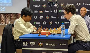 உலகக் கோப்பை செஸ்போட்டியில் தமிழ்நாட்டைச் சேர்ந்த பிரக்ஞானந்தா இறுதிப்போட்டிக்கு முன்னேறினார்