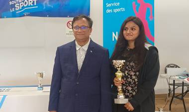 Ms.C.N.Swapna -Clinched the title in the Group B Noiseil Chess Tournament held in Paris, France