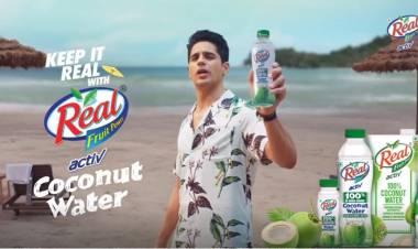 Keep it Real With Real Activ Coconut Water: Real unveils new campaign with Sidharth Malhotra urging consumers to make a healthy switch
