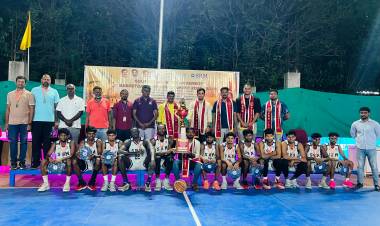  Valedictory Ceremony of South Zone Inter-University Basketball (Men) Tournament 2025–2026 at SRM IST