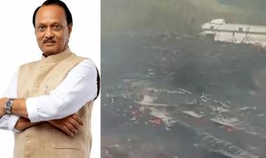 A plane carrying NCP leader and Maharashtra Deputy Chief Minister Ajit Pawar crashed 