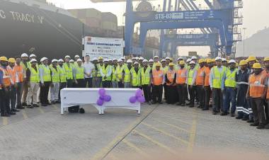 Adani Gangavaram Port Sets New Benchmark with Highest-Ever Single Transaction Handling of 3,400 TEUs