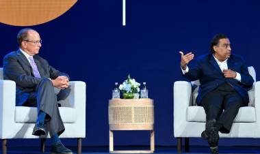 Transcript of Fireside Chat with Mr. Mukesh Ambani and Mr. Larry Fink in Mumbai on 4th February 2026