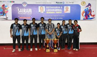 SRM IST Table Tennis Teams (Men & Women) delivered an outstanding performance by winning Double Gold 