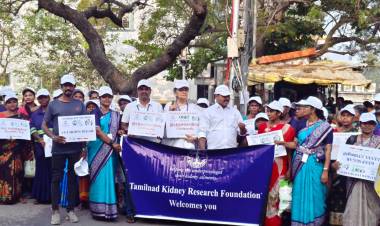 TANKER'S World Kidney Day Activities held on 12th March 2026. Would be very grateful for good coverage in your esteemed publication / newspaper / media channel. Grateful Thanks. Latha A Kumaraswami.