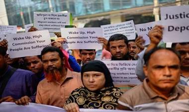 Migrant Workers Protest Over unpaid Salaries
