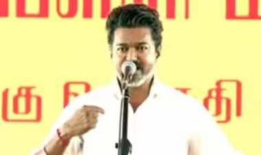CM Vijay vows to protest TN’s rights, launches sharp attack on DMK and AIADMK at first post-victory rally