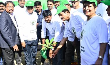Rotary District 3234 Creates History with 15,000-Tree Plantation Drive on World Environment Day