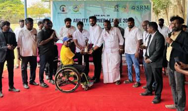  National-Level Wheelchair Cricket Championship SRM APL 26 Concludes Successfully
