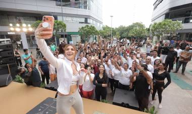 Elan Group Celebrates International Yoga Day with Bollywood Sensation Elnaaz Norouzi through Soulset at Elan Miracle Mall