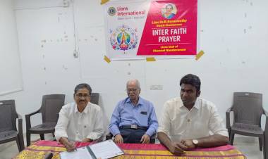 District Governor-Elect Ln N.R.D. Premkumar Launches New Lionistic Year Initiatives