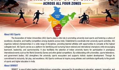 The Association of Indian Universities (AIU) All India Sports Meet 2026 for Directors of Sports to be Hosted at SRMIST