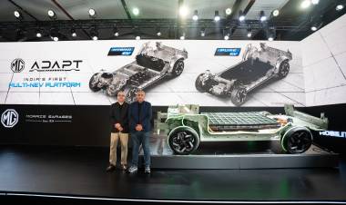 JSW MG Motor India Unveils MG ADAPT - India's First Multi New Energy Vehicle (NEV) Platform