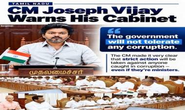 CM Vijay warns ministers of strict action against corruption