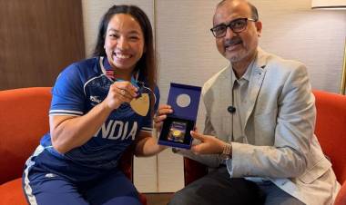 Champion Mirabai Chanu Unveils MMTC-PAMP's 'Virasat' Recycled Gold Coin to Celebrate India's 80th Year of Independence