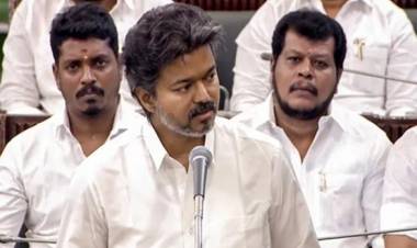 Vijay; defends push for talks with Karnataka