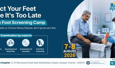 Apollo Spectra Hospital, Alwarpet Launches Advanced Super Specialty Diabetic Foot Care Clinic