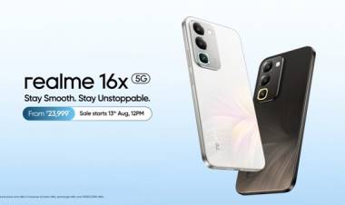 realme introduces the realme 16x 5G with the Segment's Leading 7000mAh Titan Battery and smooth performance starting at INR 23,999