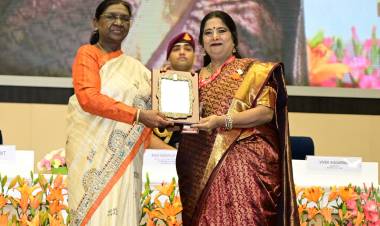VEENA MURTHY VIJAY HONOURED WITH PRESTIGIOUS SANGEET NATAK AKADEMI AWARD FOR CONTRIBUTION TO KUCHIPUDI