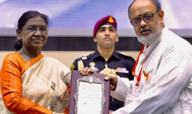 SANGEET NATAK AKADEMI AWARD FOR MUSICIAN AND PERCUSSIONIST ANOOR ANANTHA KRISHNA SHARMA