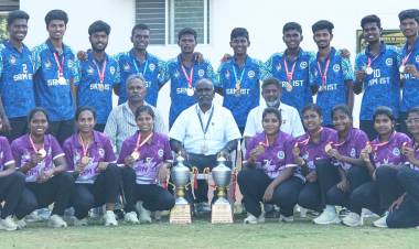 SRMIST Ball Badminton Men’s and Women’s Teams Win Gold Medals at Buck Memorial Sports Festival 2026 