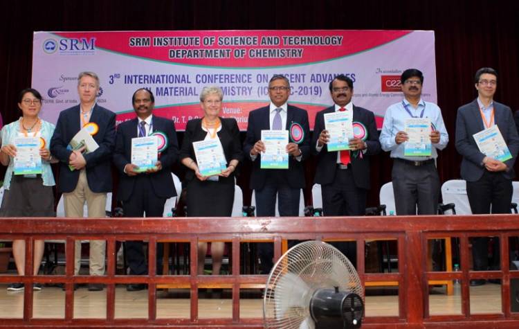 SRMIST’s Department of Chemistry inaugurated an International conference ICRAMC-2019!!
