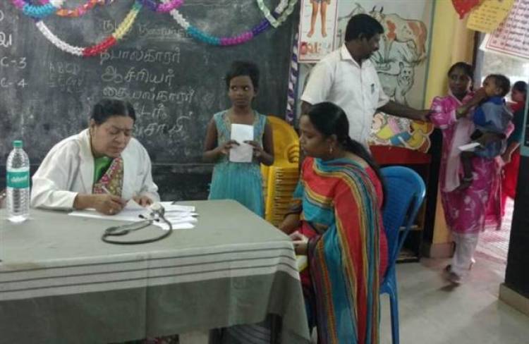 Heart and Oral Health Camp in Chetpet