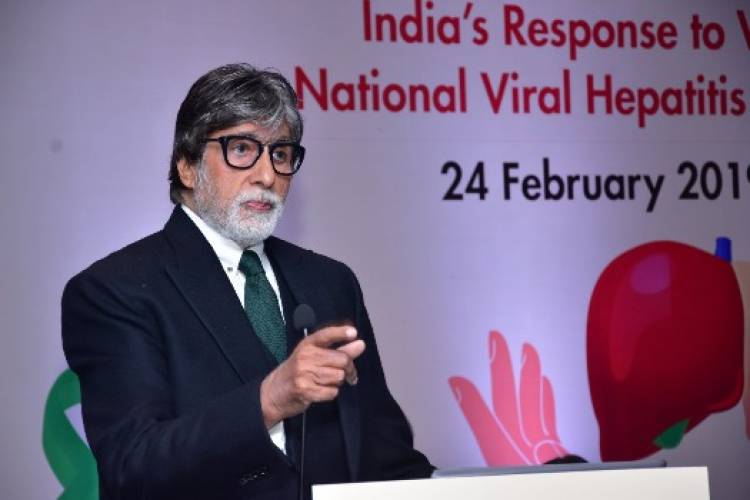 WHO, Goodwill Ambassador - Mr Amitabh Bachchan welcome India’s hepatitis initiatives