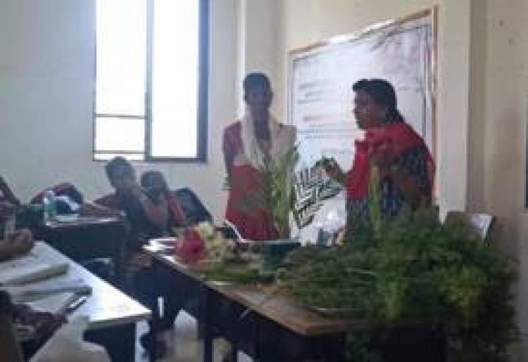 SDNB  Vaishnav College Organises  One Day Workshop on Flower Arrangement