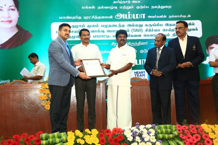 Ministry of Health Announces Tamil Nadu to be the pioneering state in the country for Heart Valve Treatments