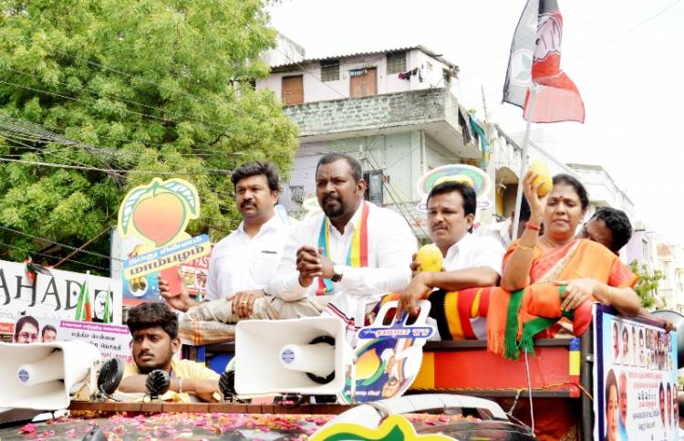 PMK Candidate Dr Sam Paul campaigned in Greams Road