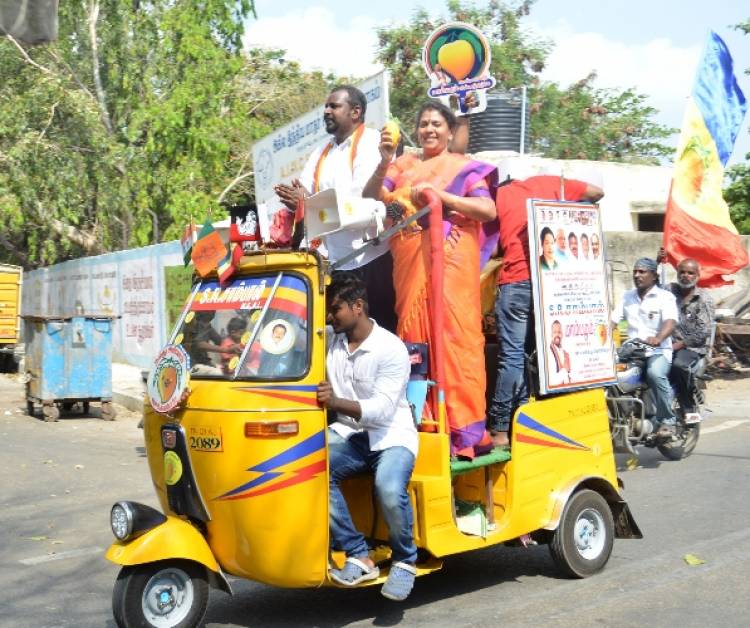 PMK Central Chennai candidate Dr. Sam Paul Campaigns at Chintadripet 