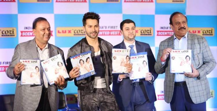 Varun Dhawan launches - India’s first ever scented vest range from Lux Cozi