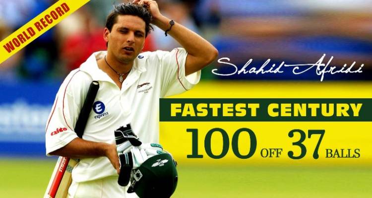 Shahid Afridi was not 16 when he smacked 37-ball 100