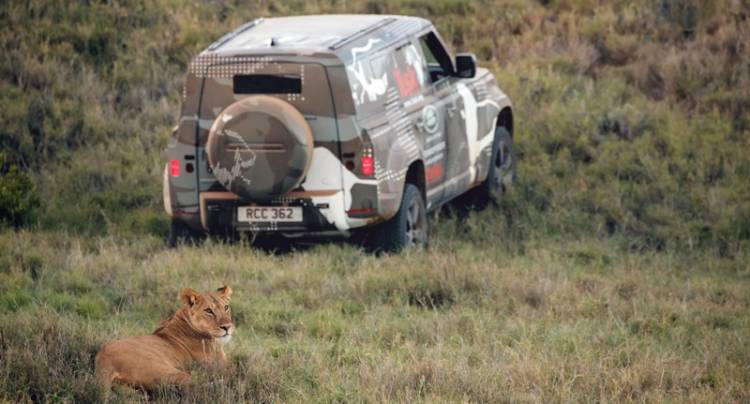 NEW LAND ROVER DEFENDER COMPLETES TUSK TESTING TO SUPPORT LION CONSERVATION IN KENYA