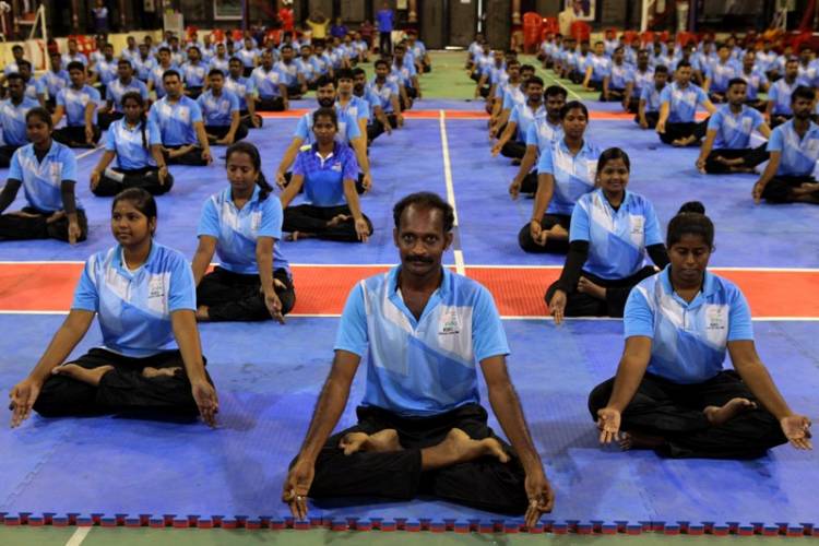 SRMIST Celebrated 5th International Yoga Day
