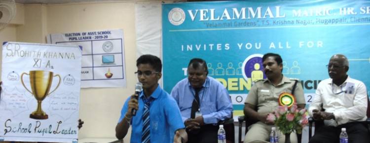Student's Council Election Held at Velammal
